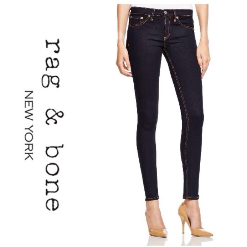 Rag & Bone 10-Inch Skinny Jean Soft Harrow Wash